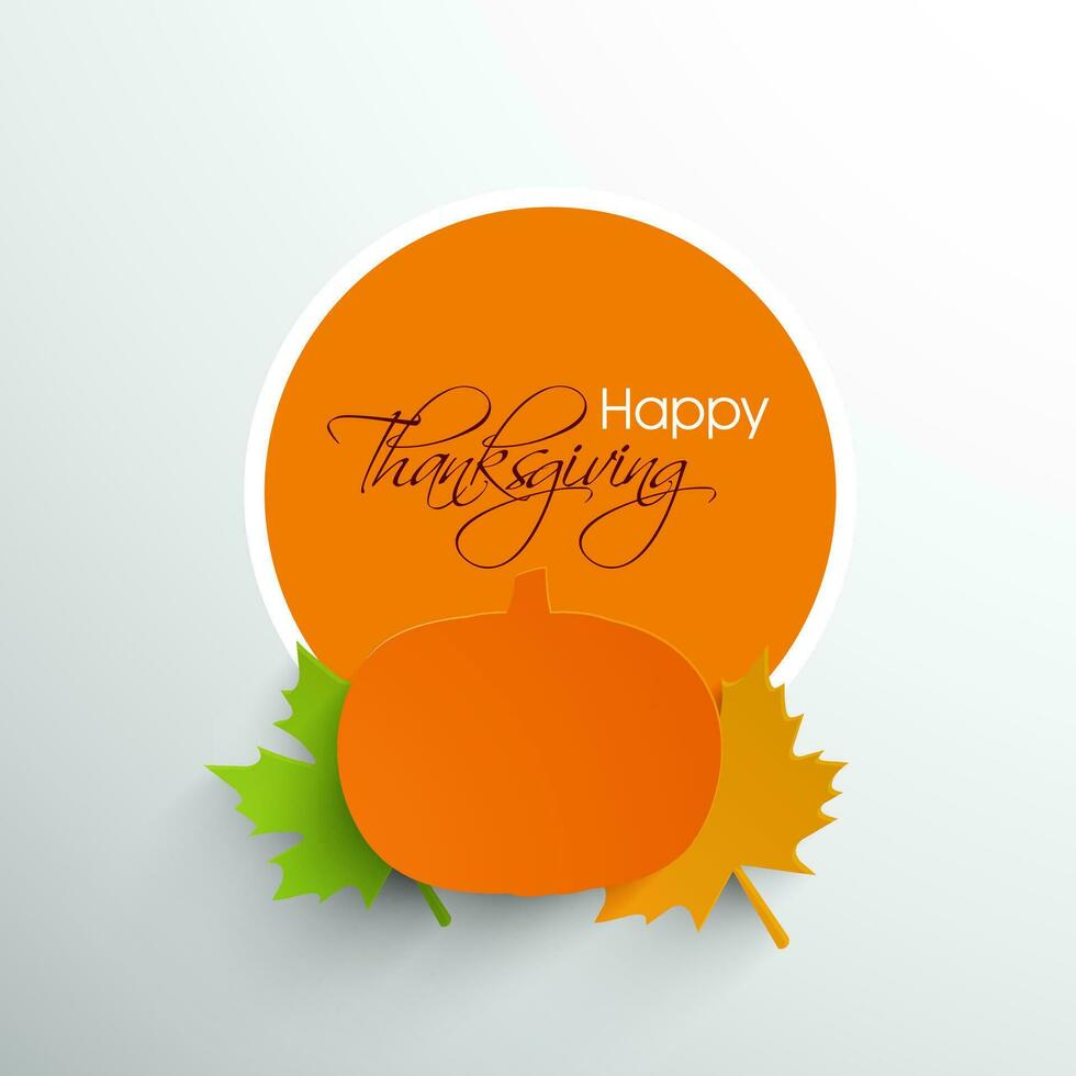 Happy Thanksgiving Background. vector