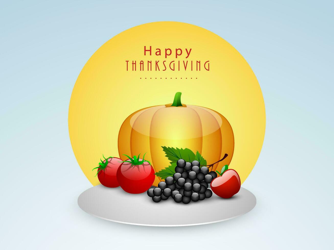 Happy Thanksgiving Background. vector