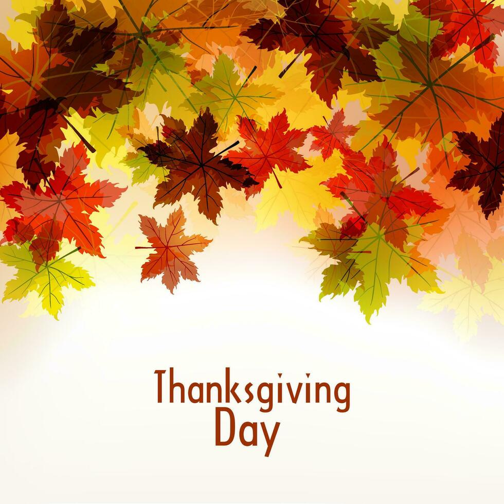 Happy Thanksgiving Background. vector