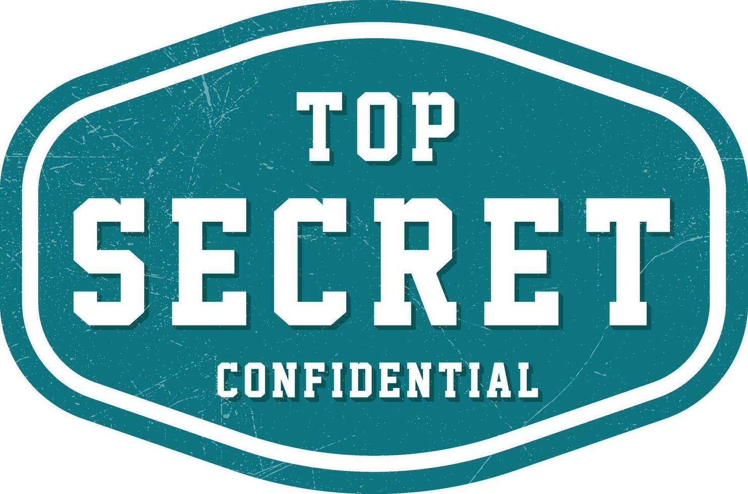 Top Secret Stamp, Confidential Badge, Top Secret Vector, Confidential Stamp, Vector Illustration With Grunge Texture