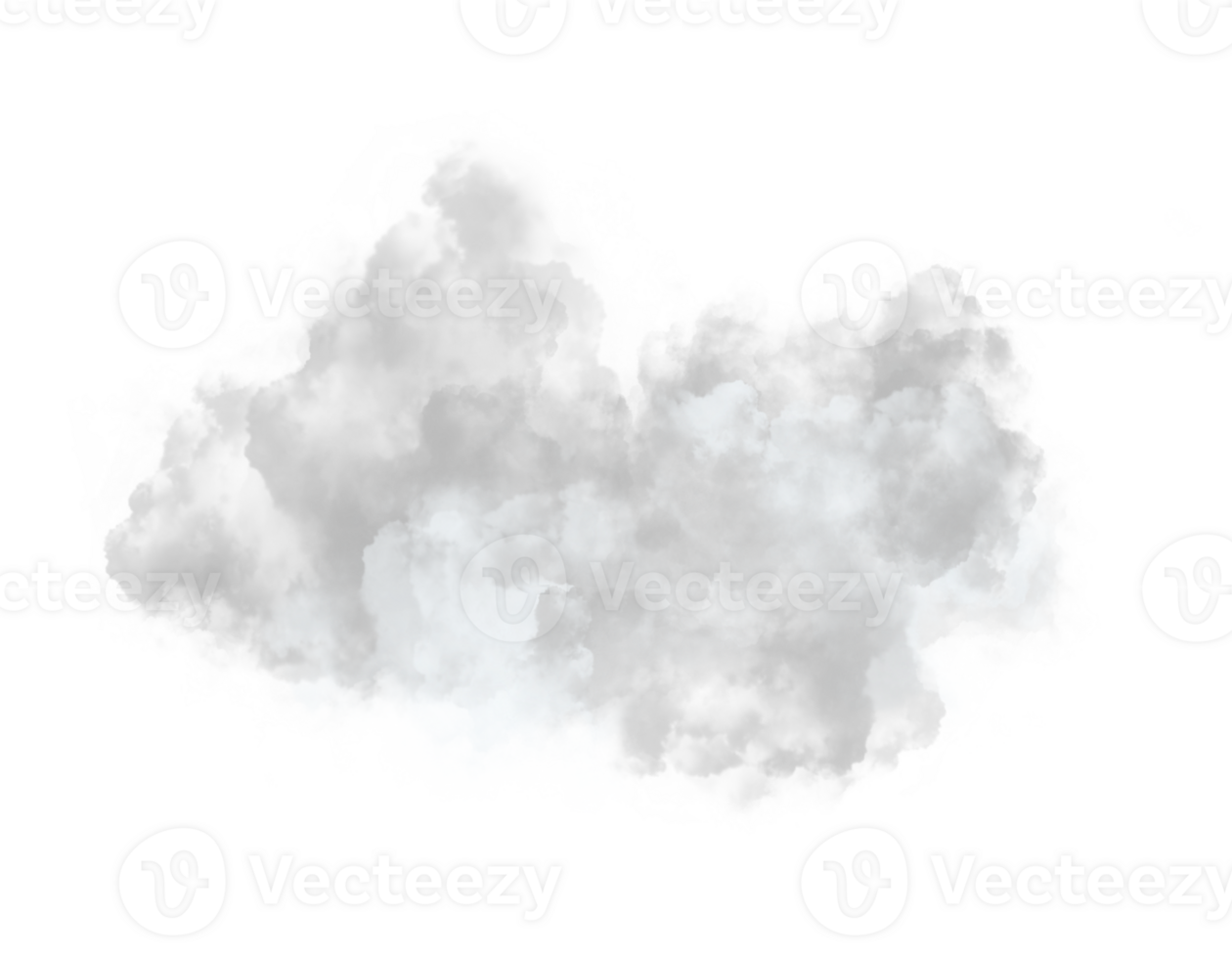 set of realistic smoke or cloud isolated on transparency background png