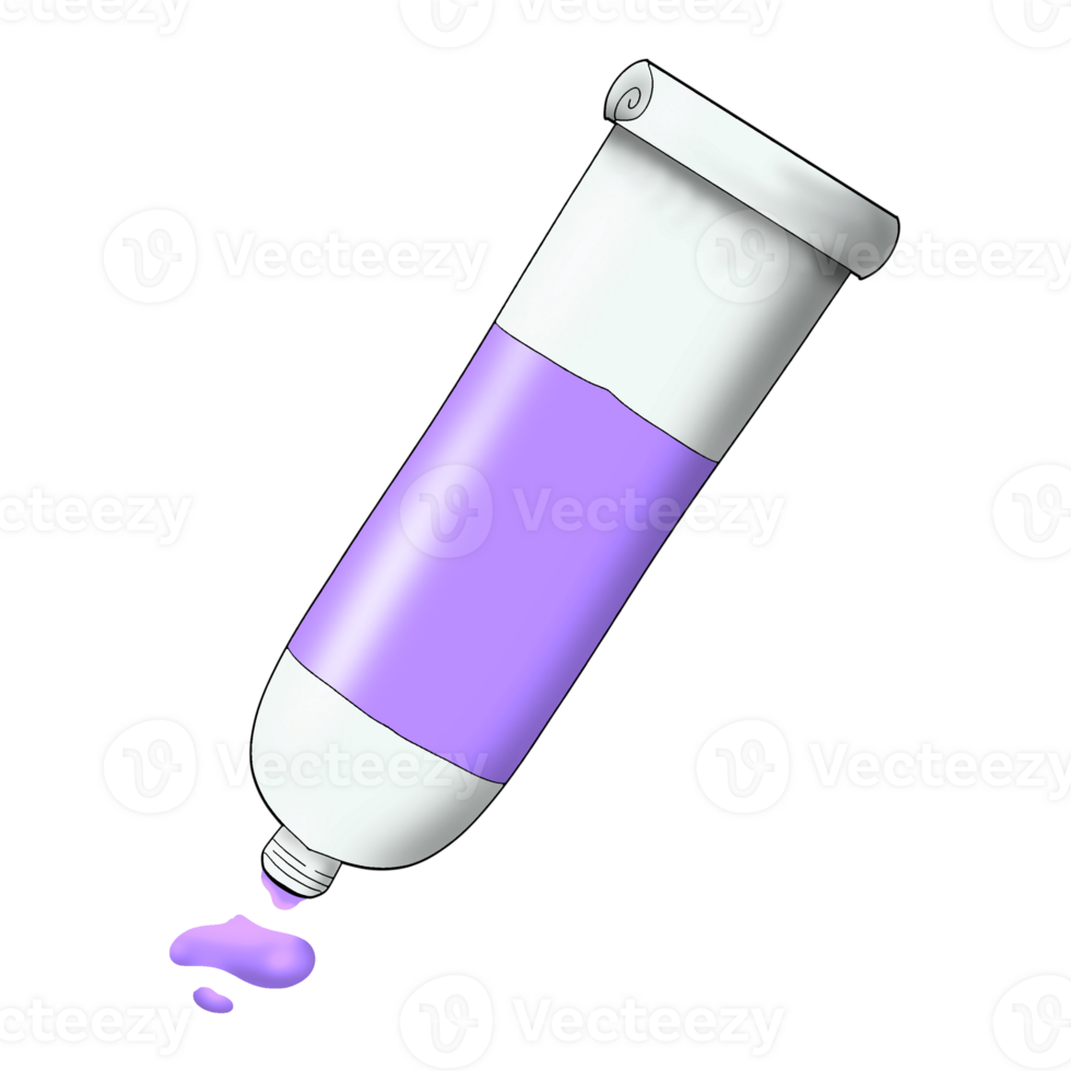 Water color with Purple color png