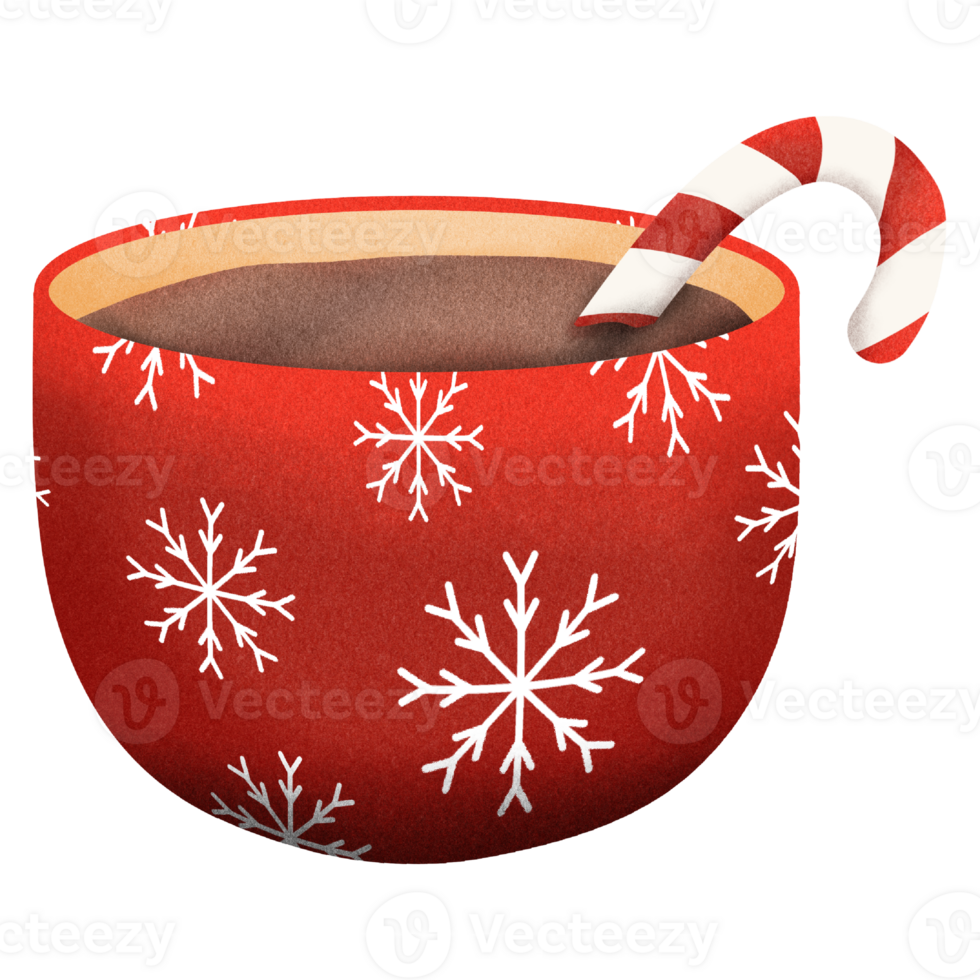 Paper texture Kawaii tea cup png