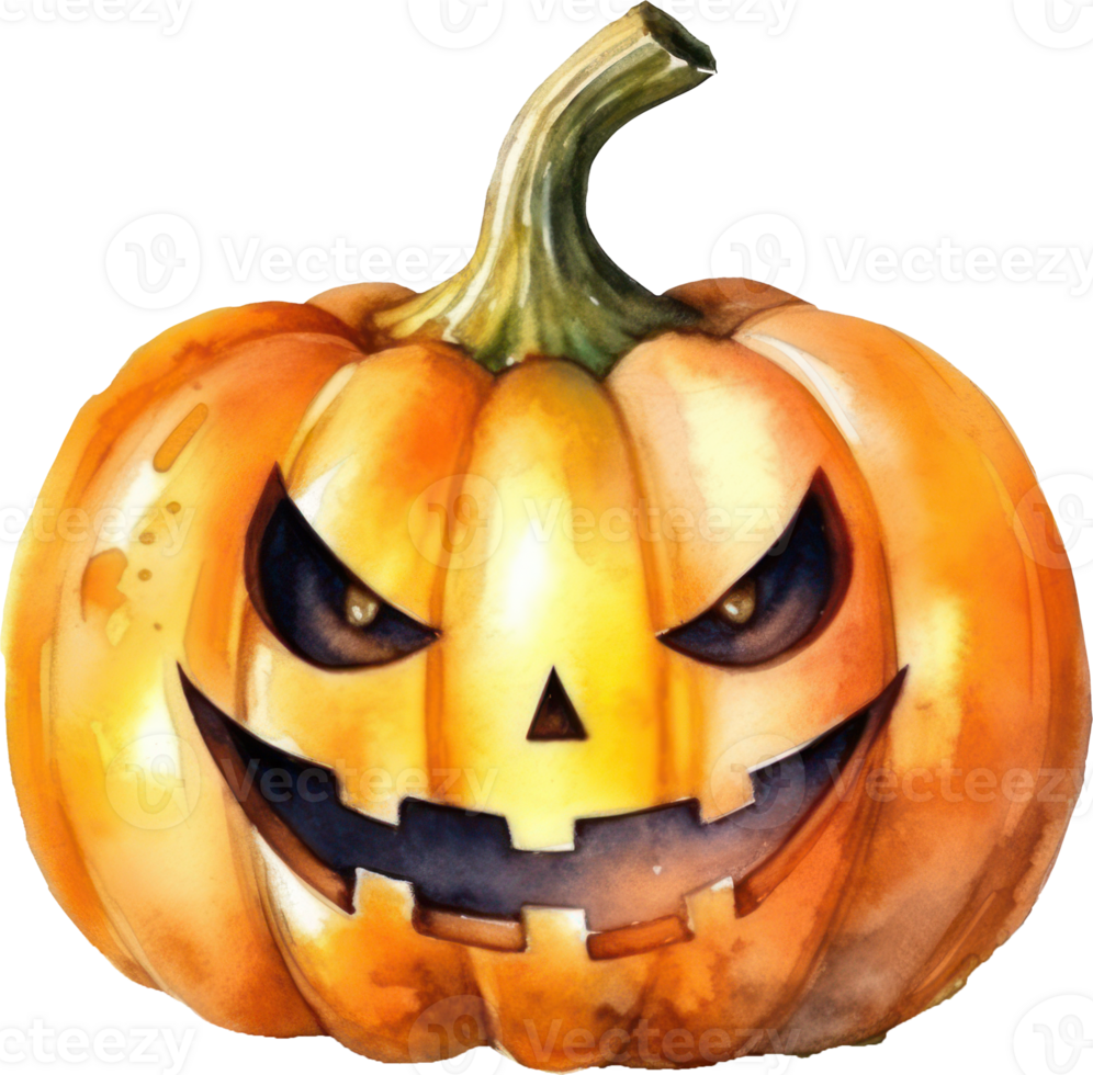 Pumpkin Halloween Watercolor png