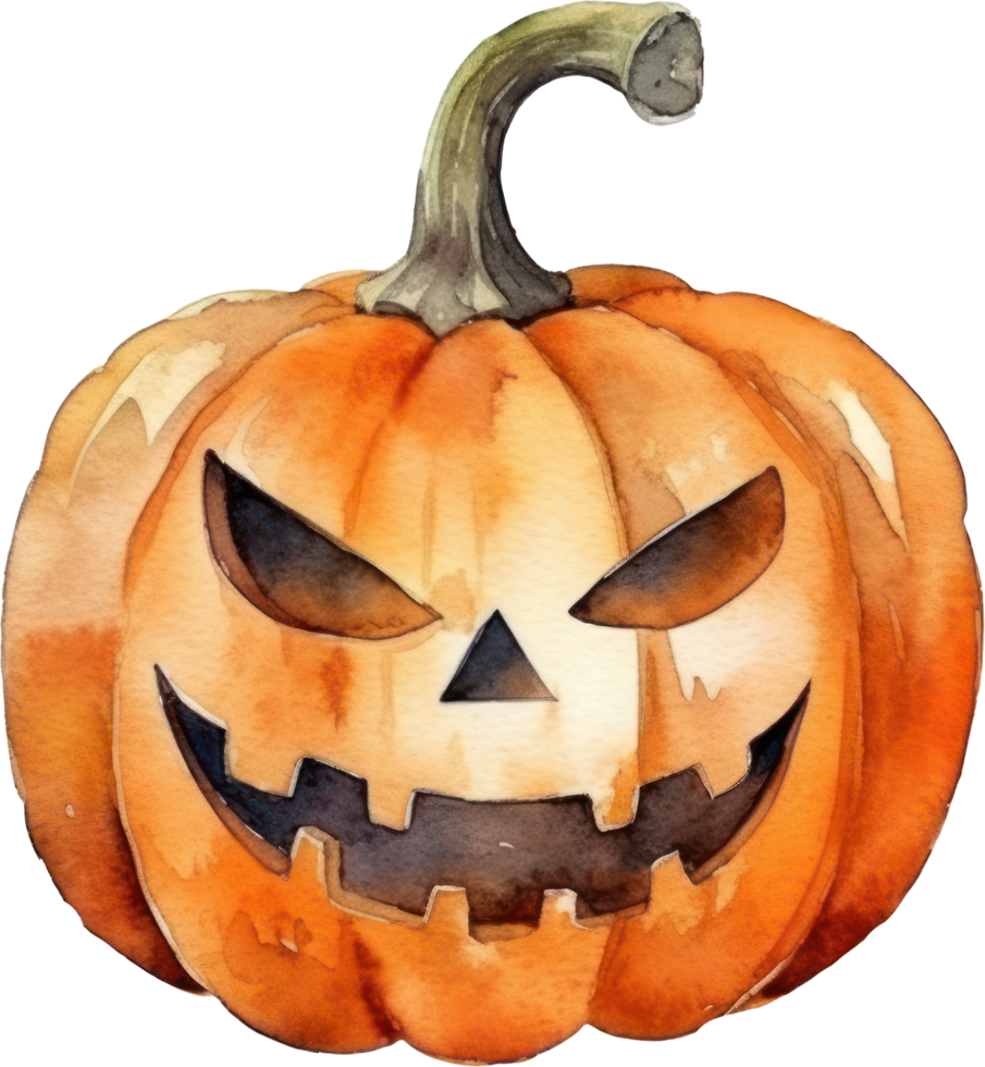 Pumpkin Halloween Watercolor png