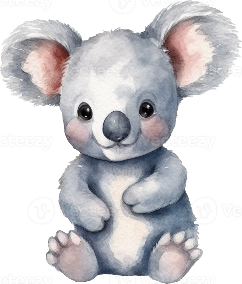 Cute Baby Koala Watercolor png