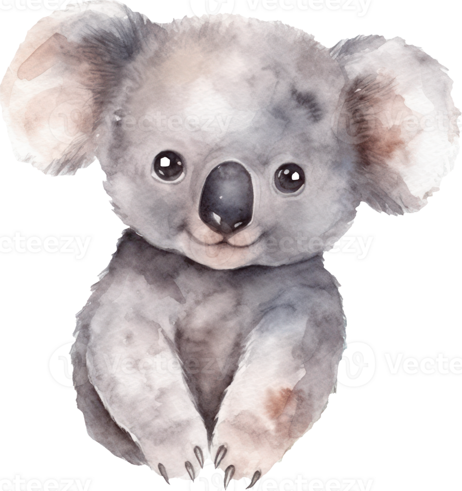 Cute Baby Koala Watercolor png