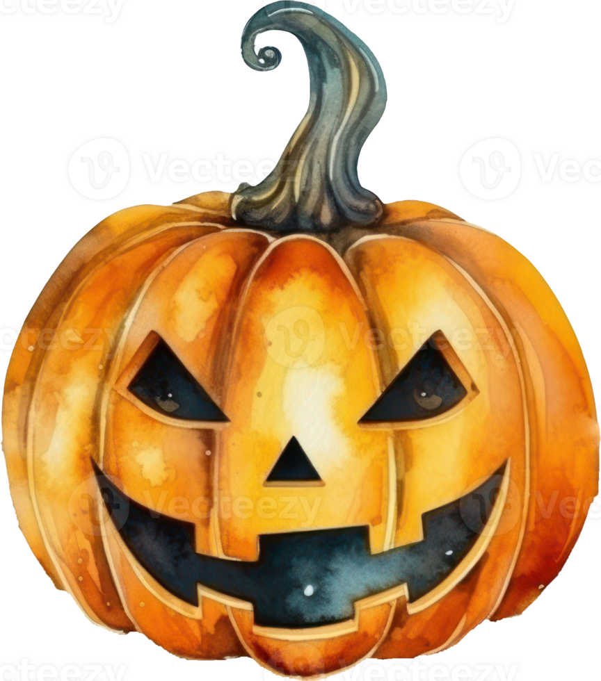 Pumpkin Halloween Watercolor png