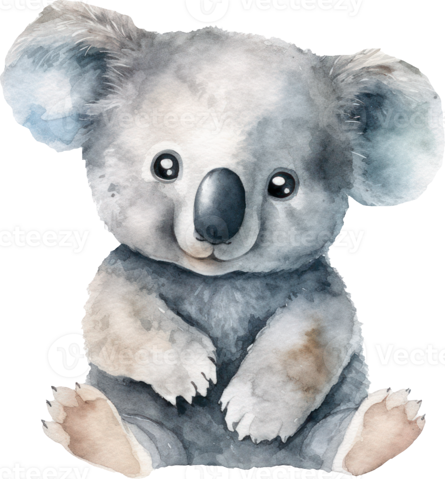 Cute Baby Koala Watercolor png