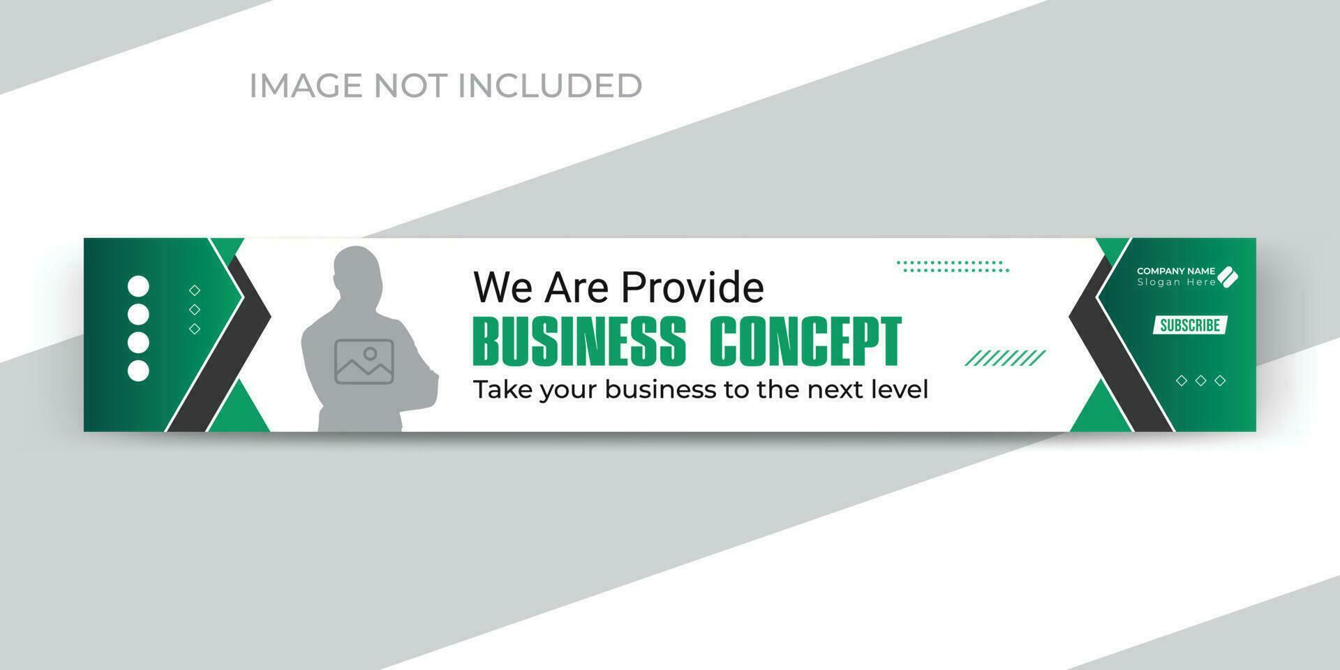 Corporate business social media cover design template vector