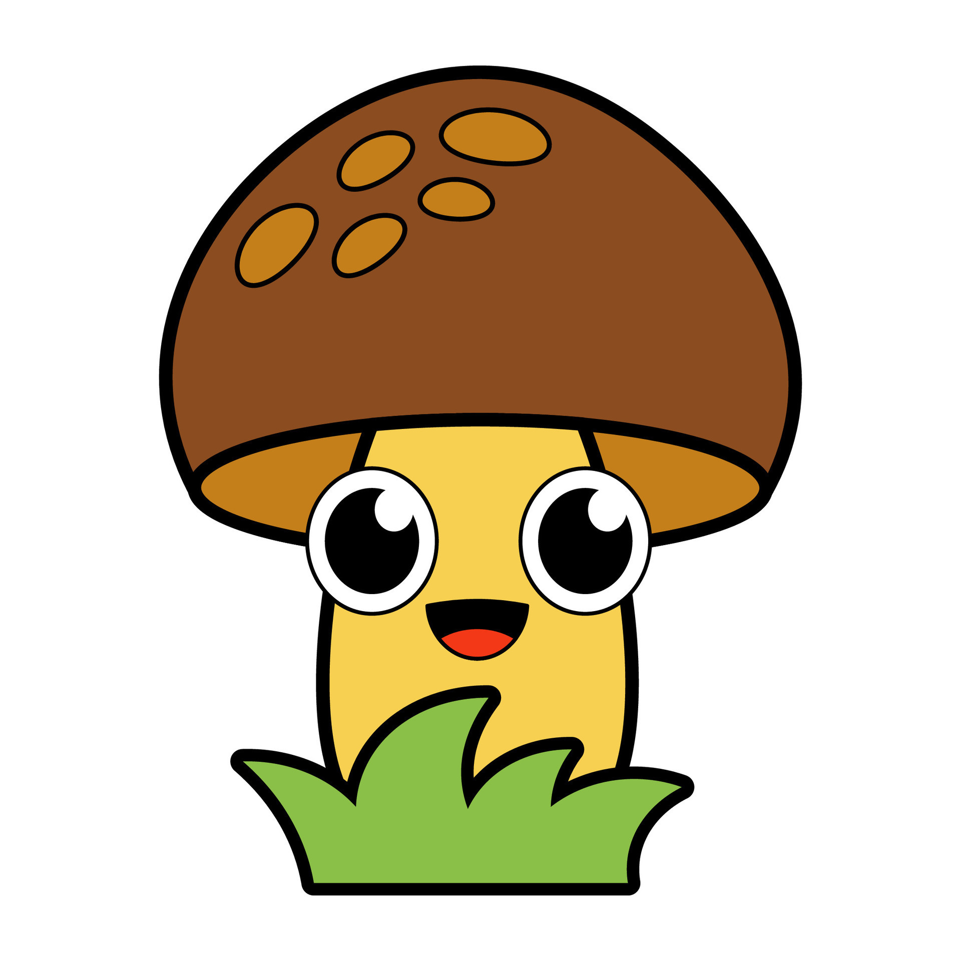 Cute mushroom vector 24700908 Vector Art at Vecteezy