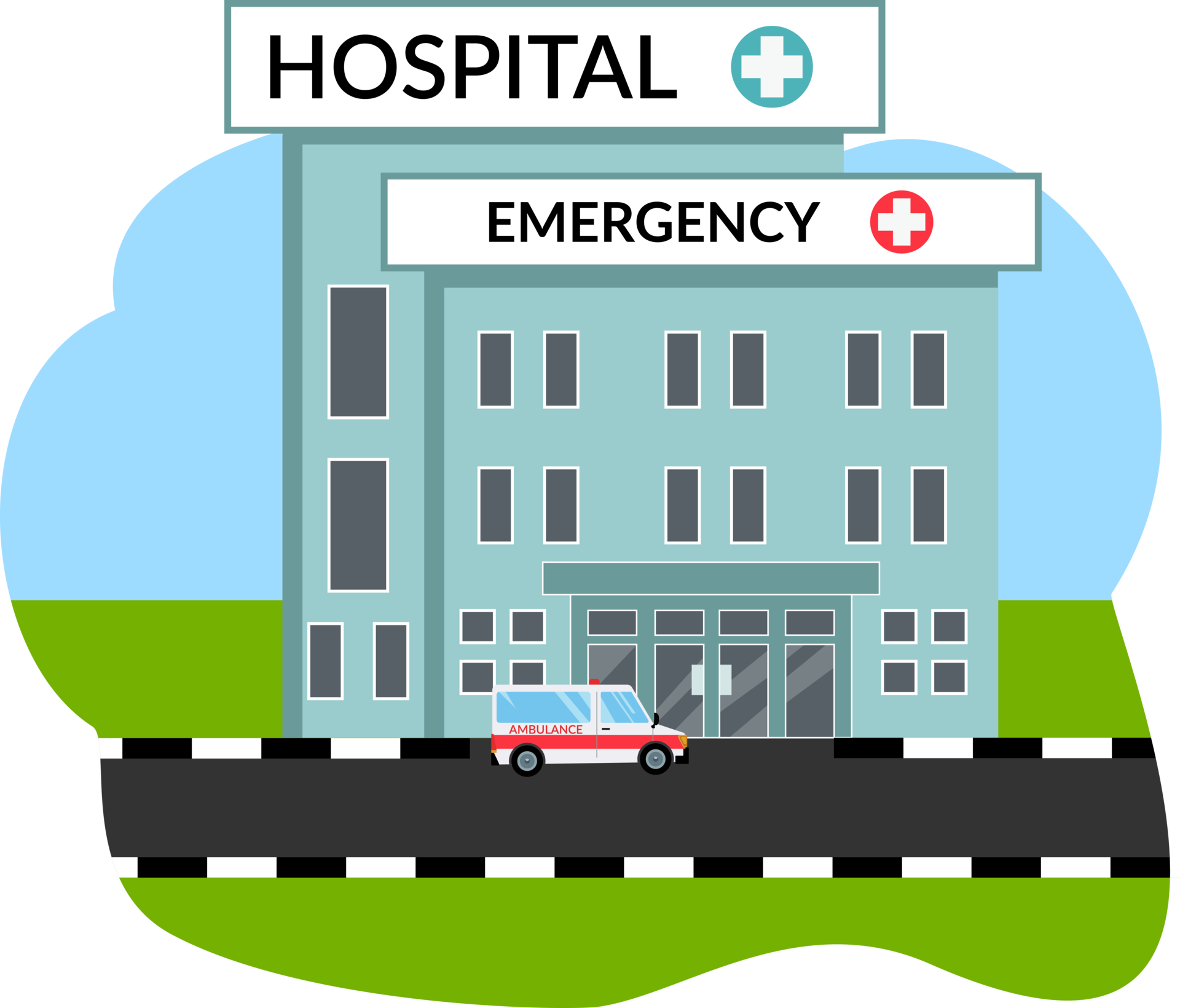 illustration-hospital-building-and-ambulance-24701002-png