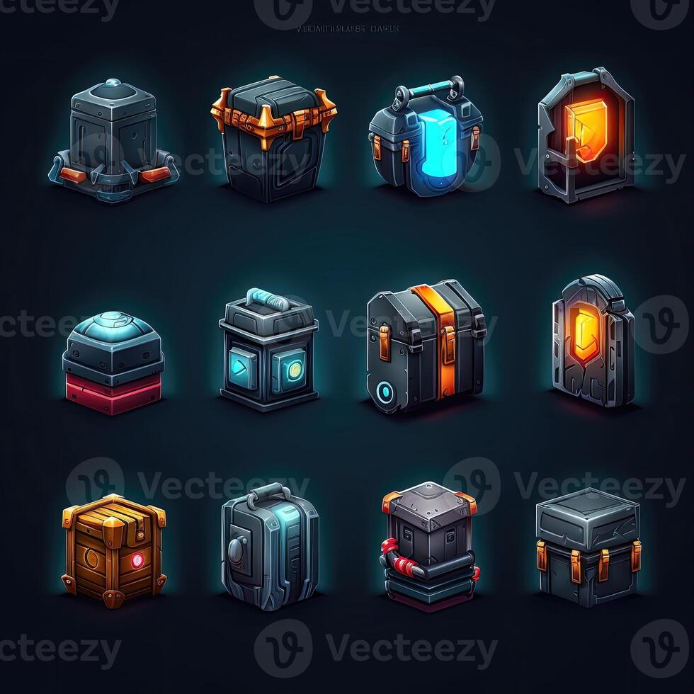 scifi chest futuristic game photo