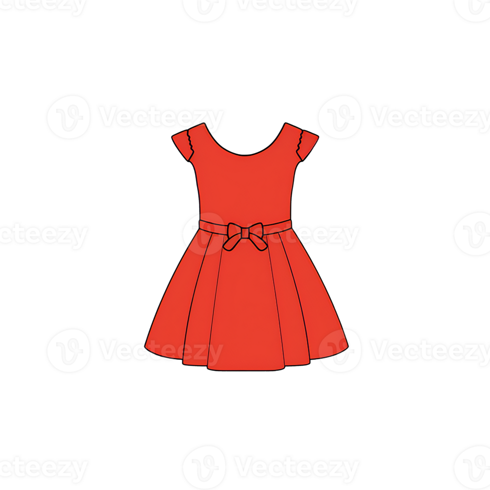 dress, cute and beautiful, transparent background, ai generated ...