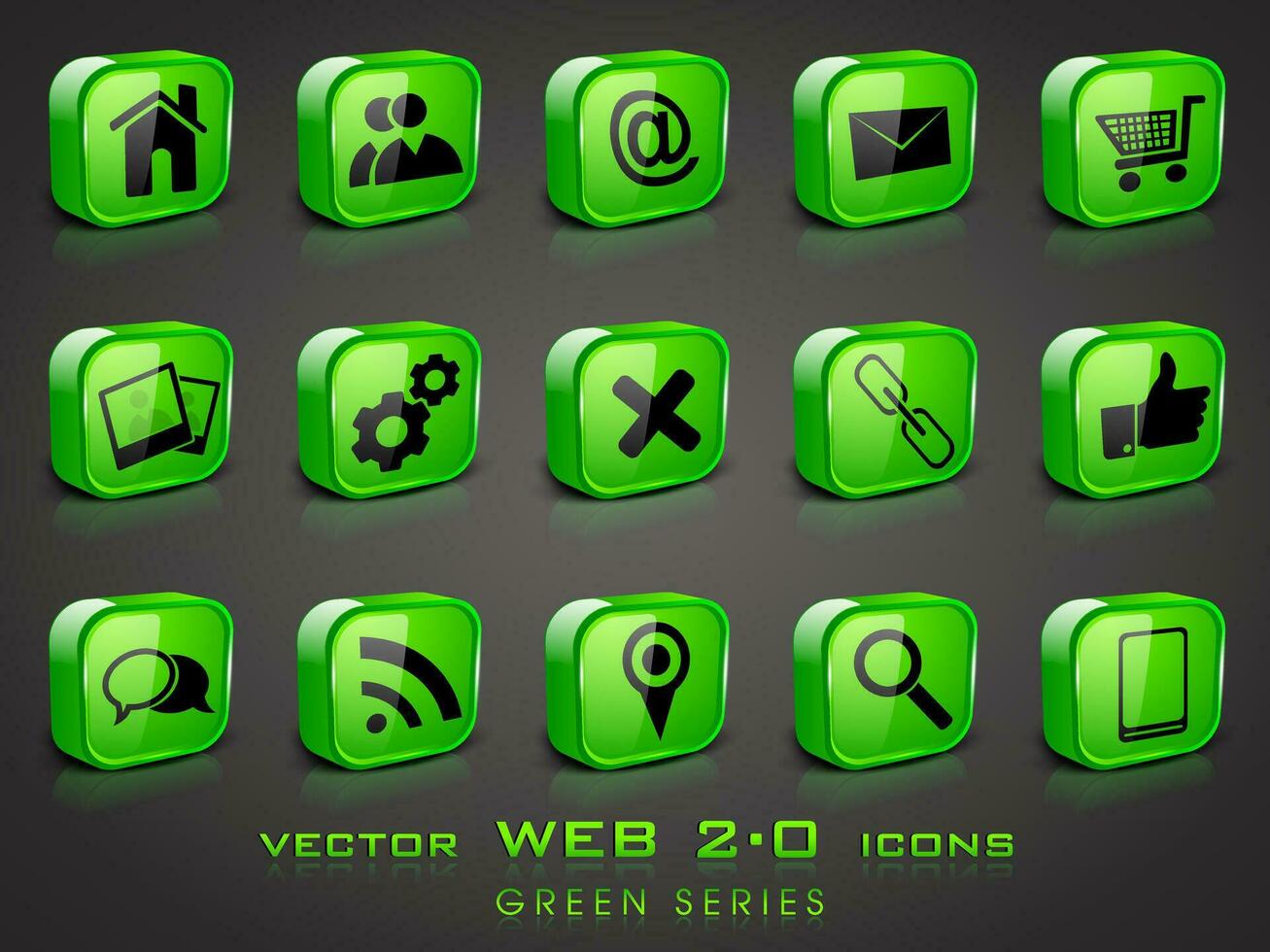 Web mail icons set. Can be used for websites, web applications. email applications or server Icons vector