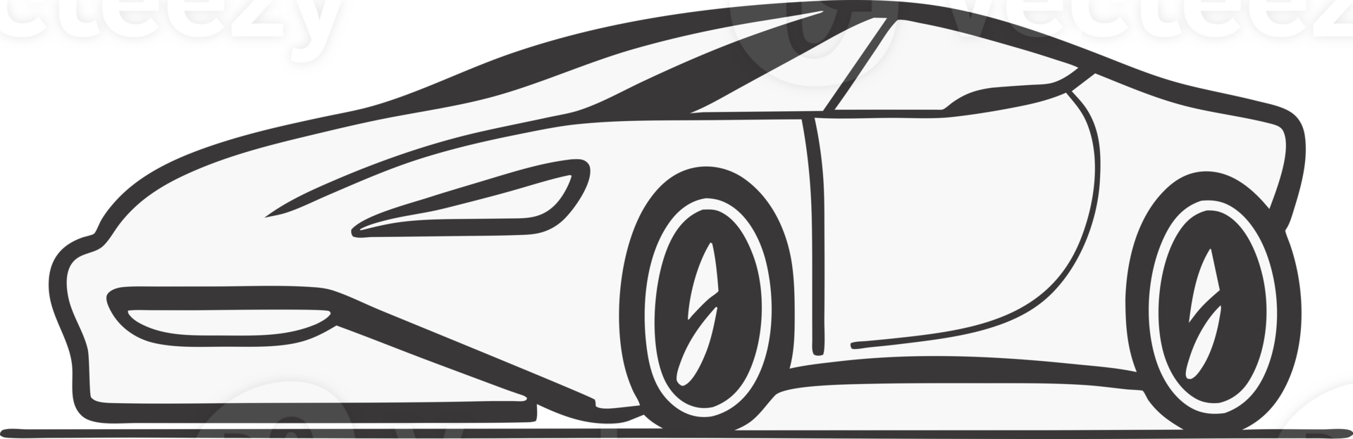 coche icono. generativo ai png