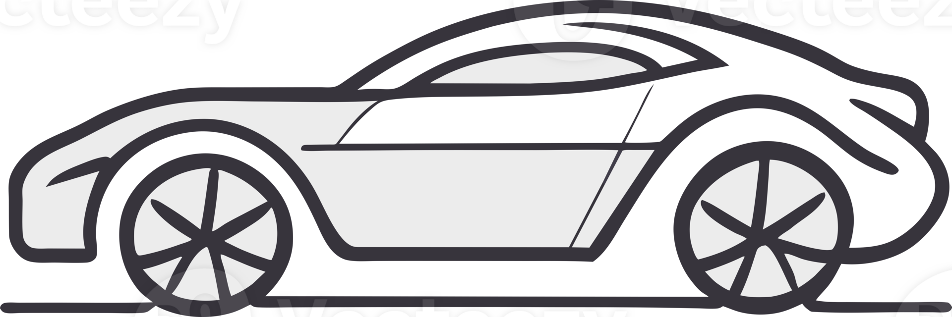 Car icon. aesthetic png