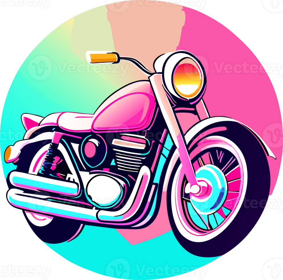 motociclo icona. generativo ai png