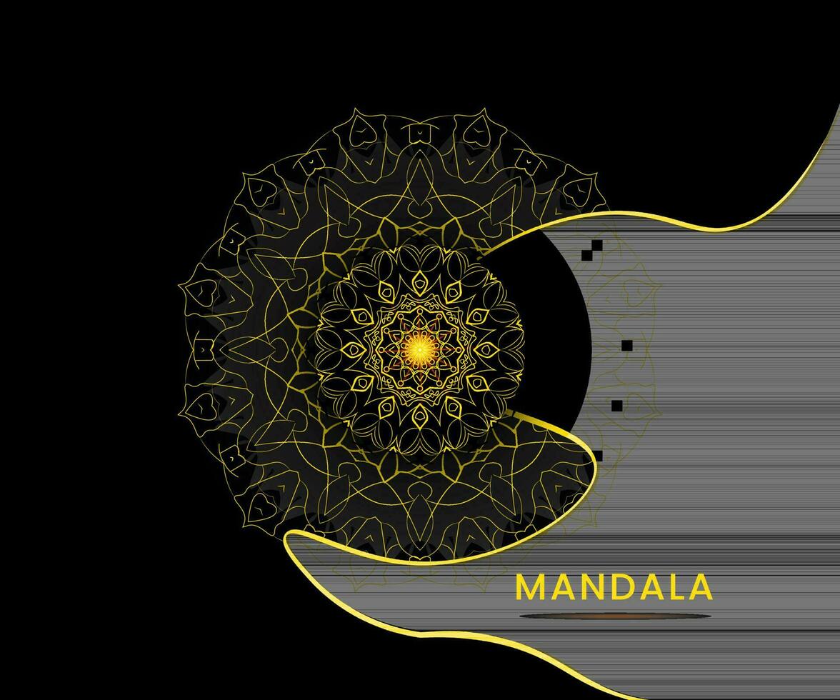 Mandala template for textile to print ready vector