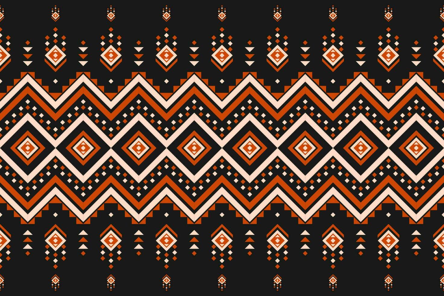 alfombra étnico tribal modelo Arte. geométrico étnico sin costura modelo. americano, mexicano estilo. azteca ornamento impresión. vector