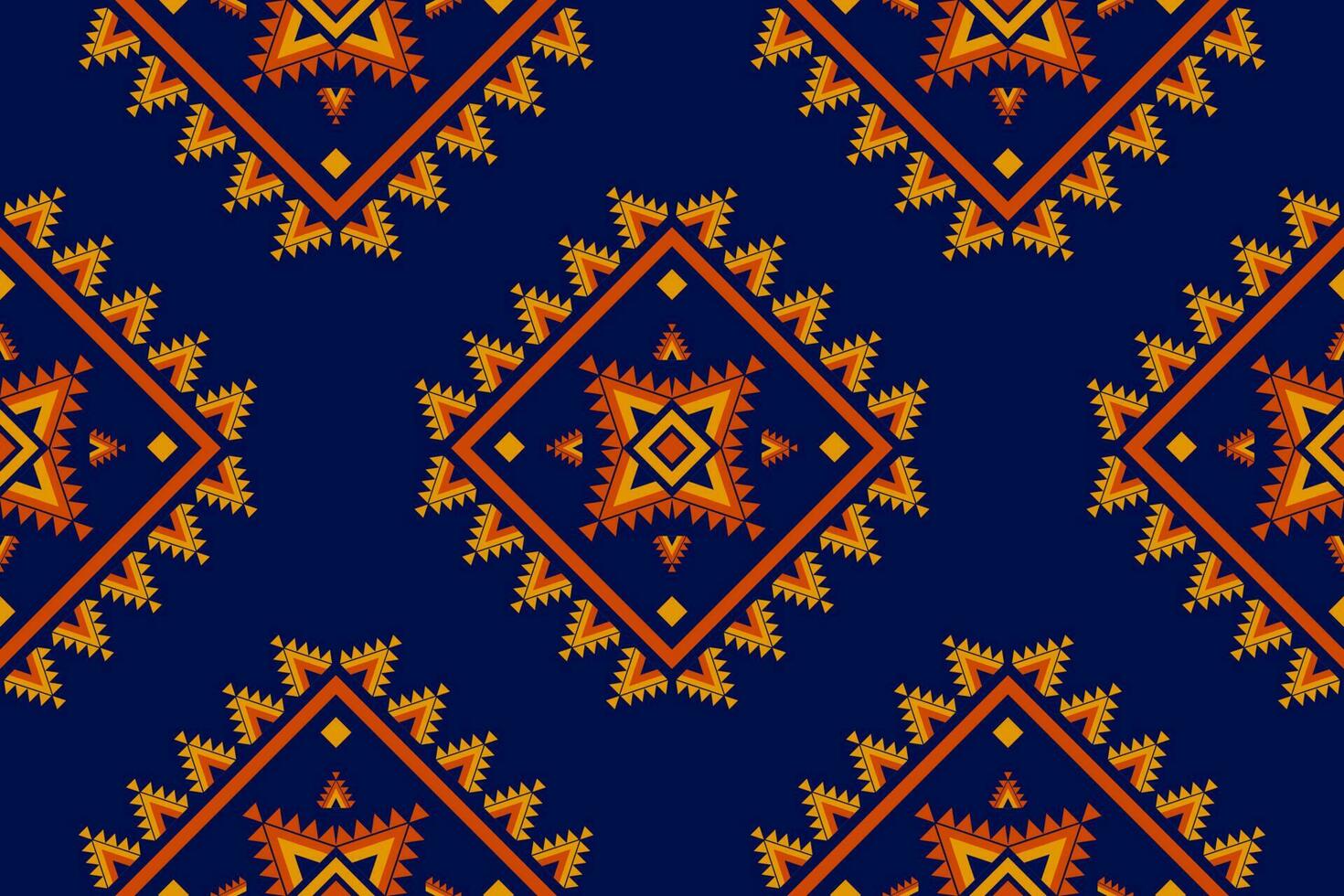 geométrico étnico flor sin costura modelo tradicional. americano, mexicano estilo. azteca ornamento impresión. vector