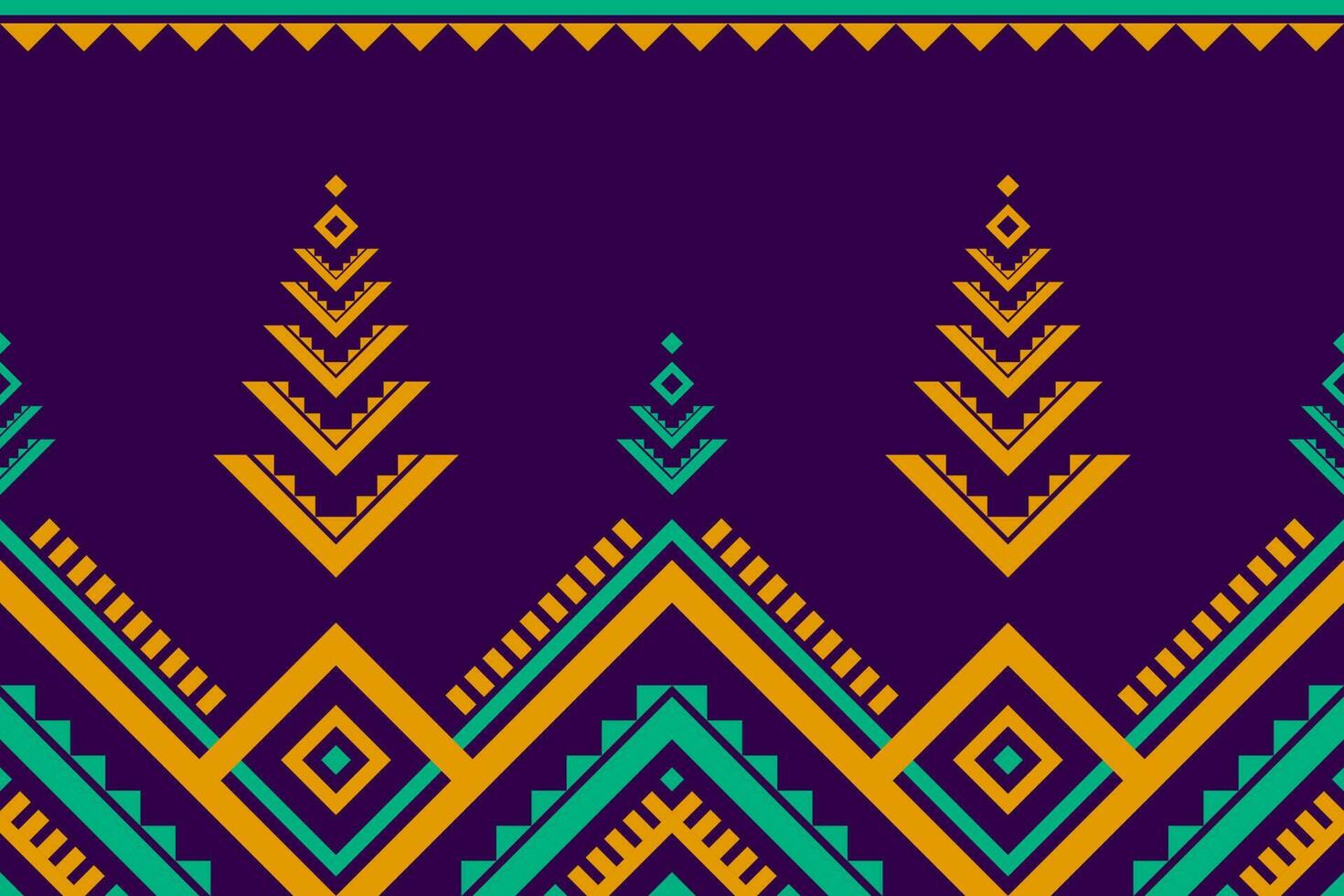 Abstract ethnic Aztec style. Ethnic geometric seamless pattern in tribal. American, Mexican style. vector