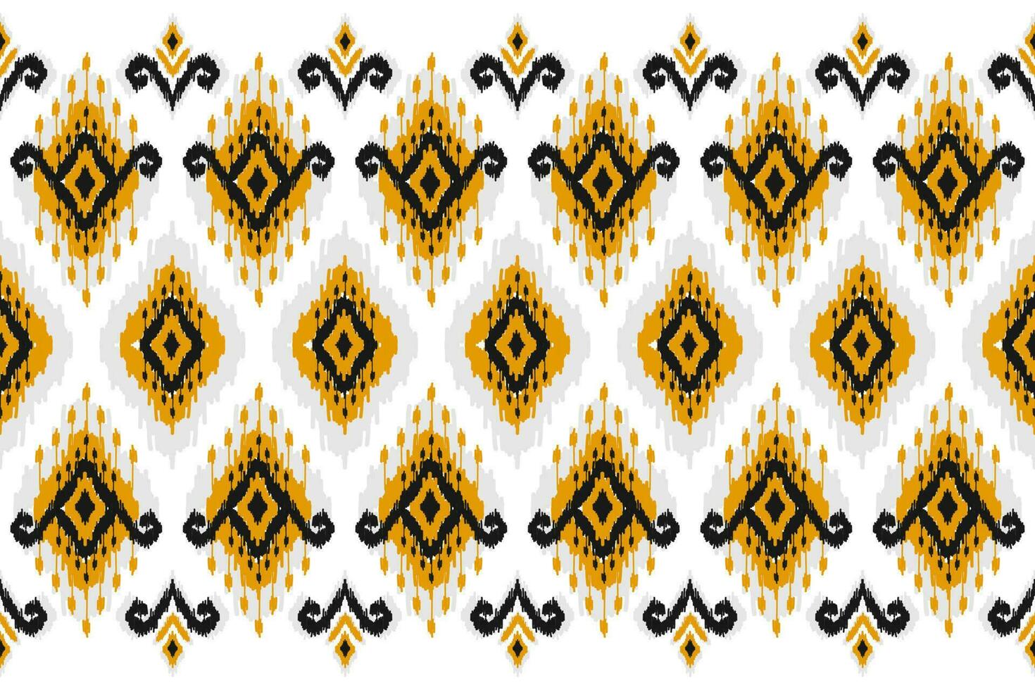 Carpet ethnic tribal pattern art. Ethnic ikat seamless pattern. American, Mexican style. vector