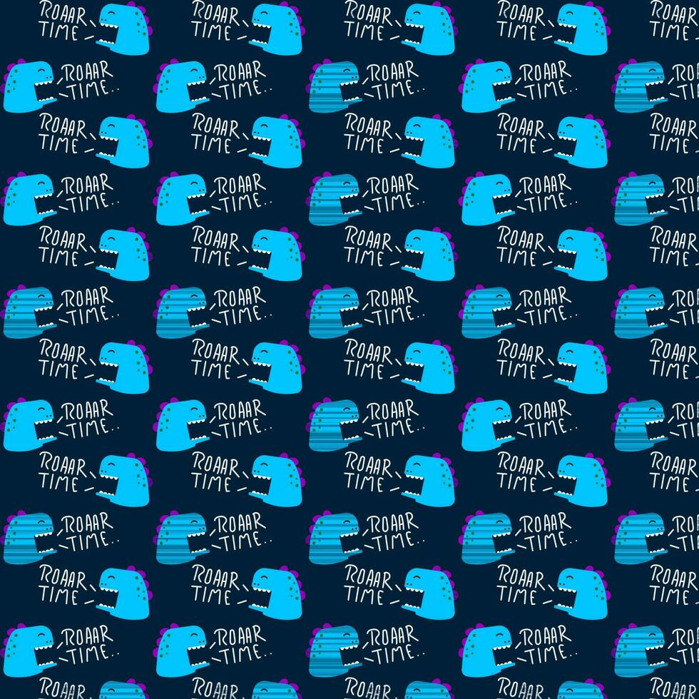 cute dinosaur vector pattern for tee print and background wallpaper