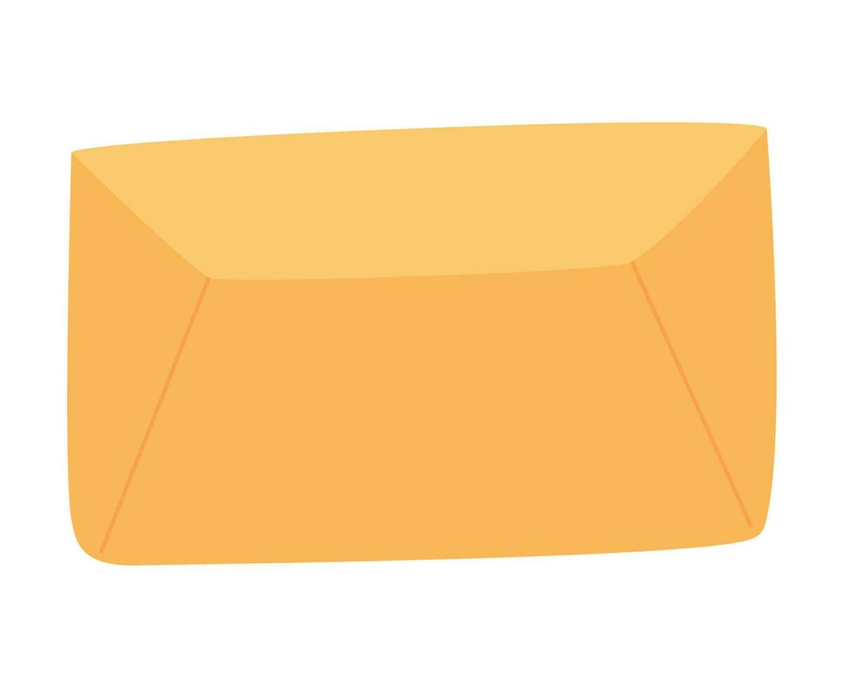 open letter envelope over white vector