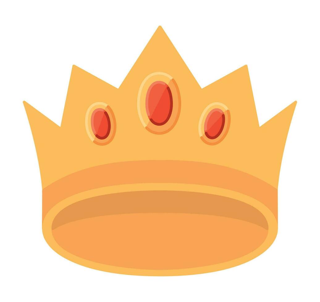 king crown design over white vector