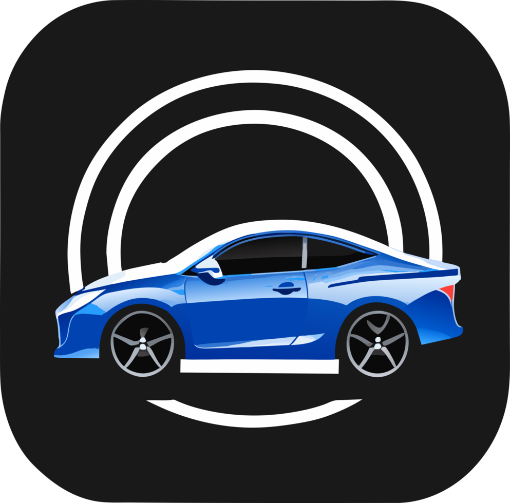 Car icon. aesthetic png