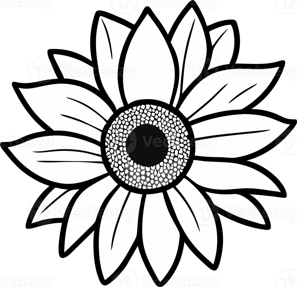 Sunflower icon. aesthetic png
