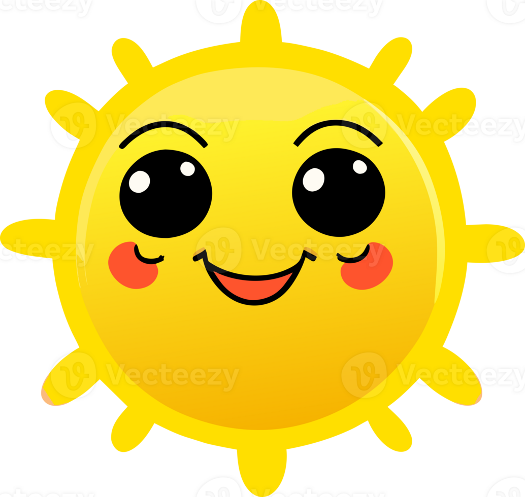Sun icon. aesthetic png