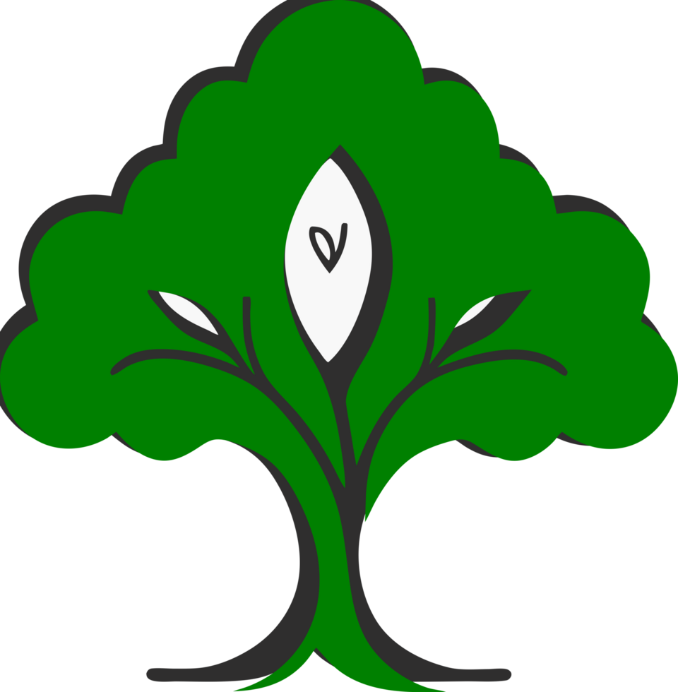 Tree icon. aesthetic png