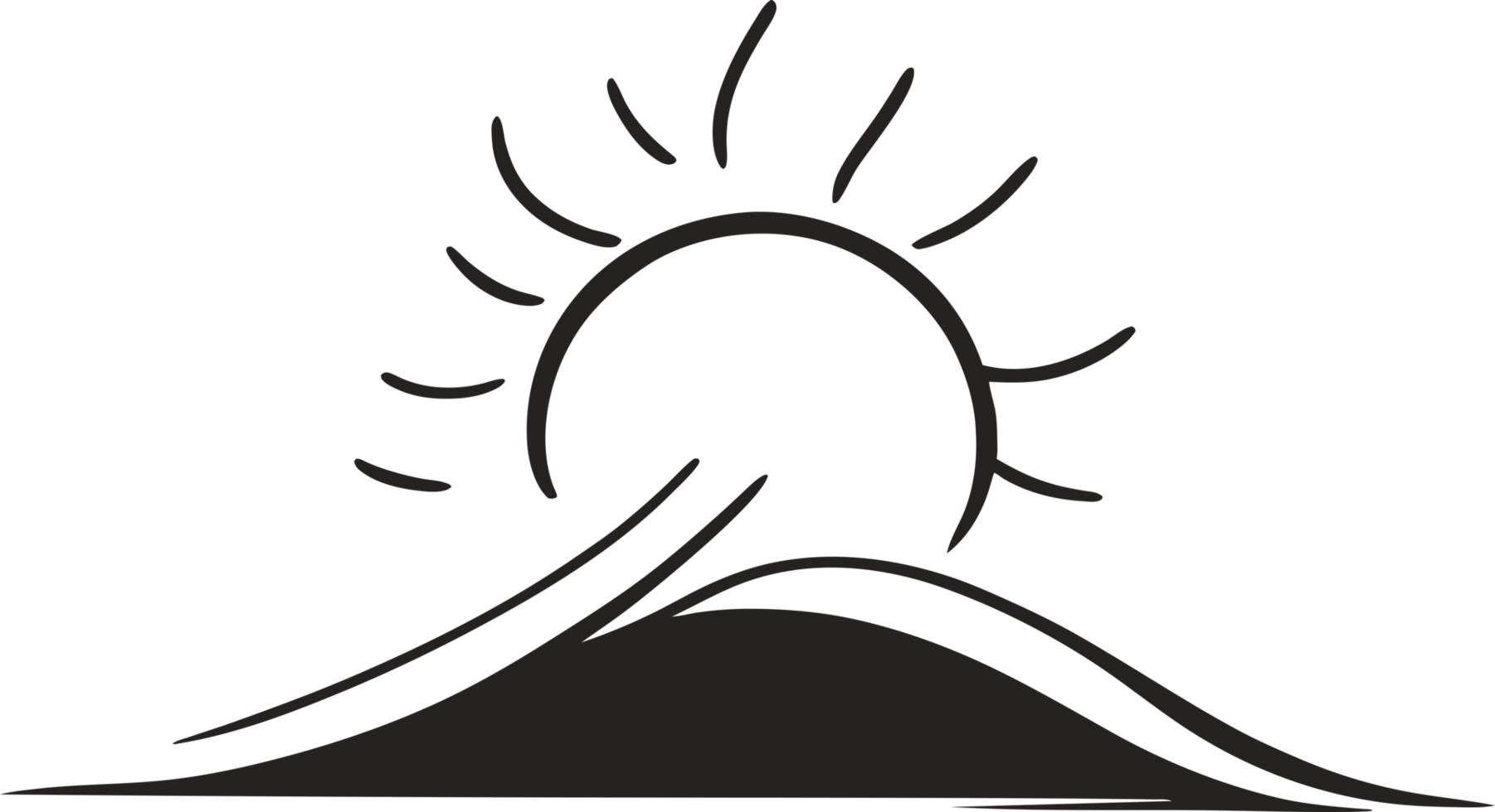 Sun icon. aesthetic png