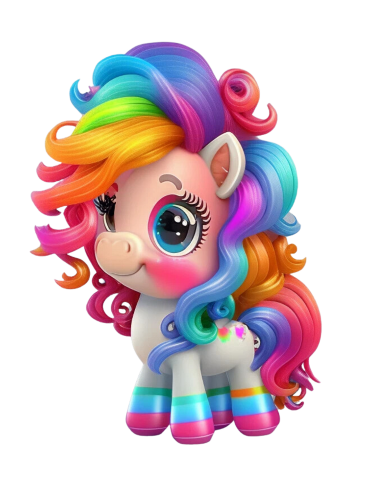 Colorful Little Pony png