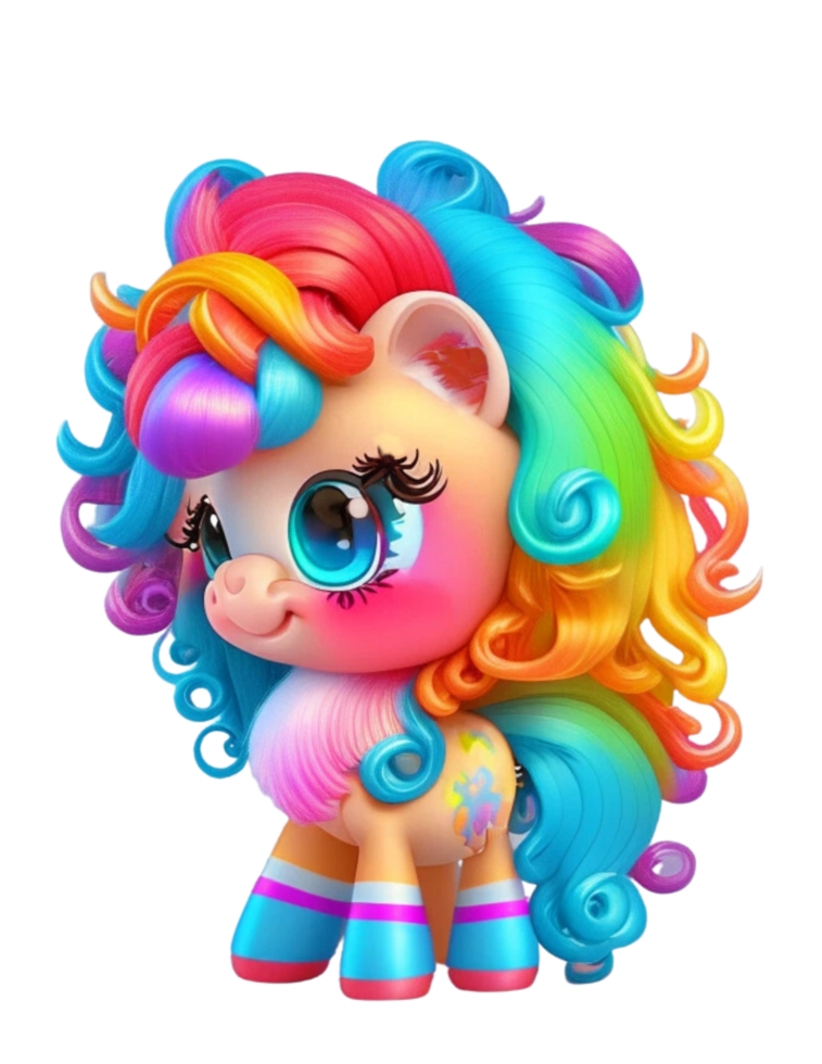 Colorful Little Pony png