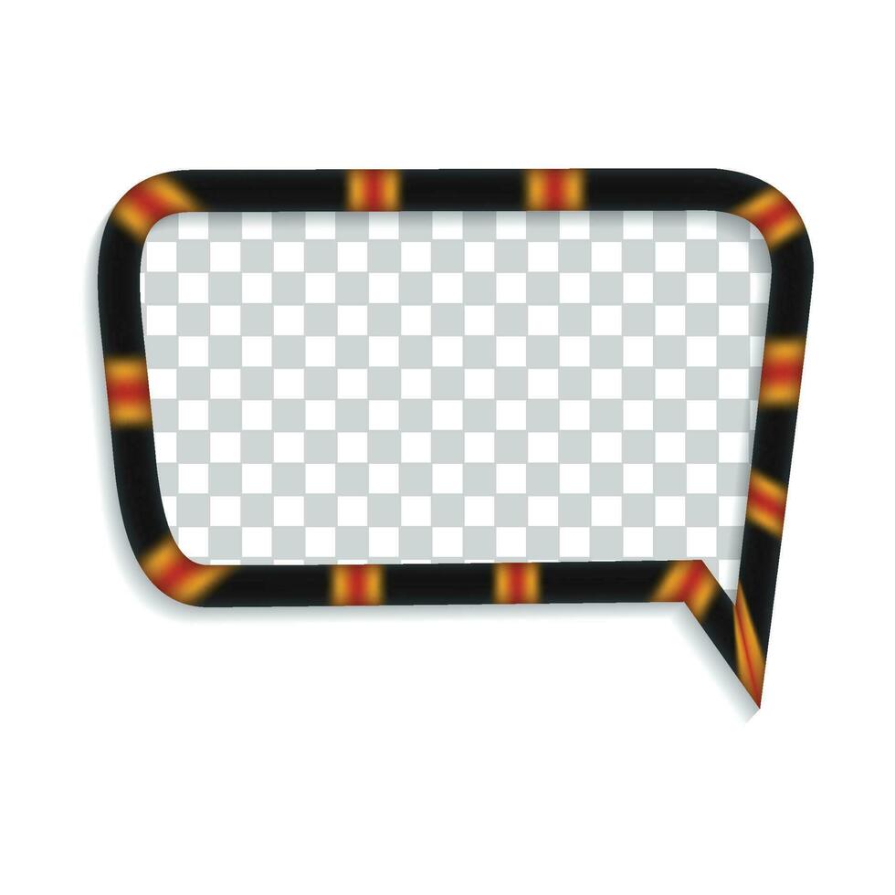 Catchy Conversations Modern Speech Bubble Borders for Eye-Catching Designs vector