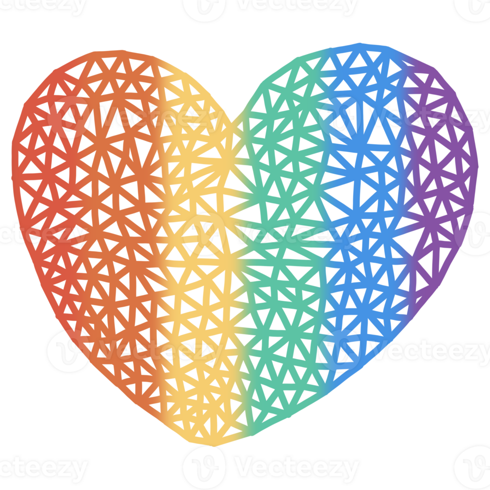 Pride Polygon Organic Shape png