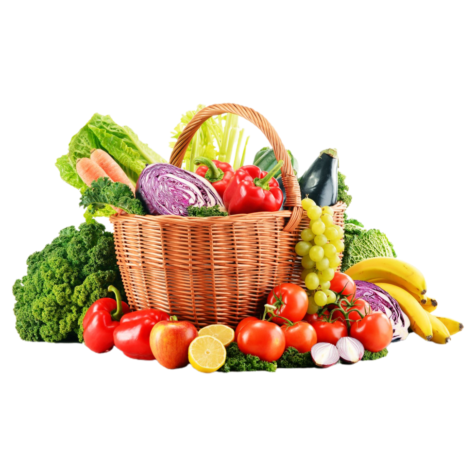 Basket Of Vegetables Transparent 24703643 PNG