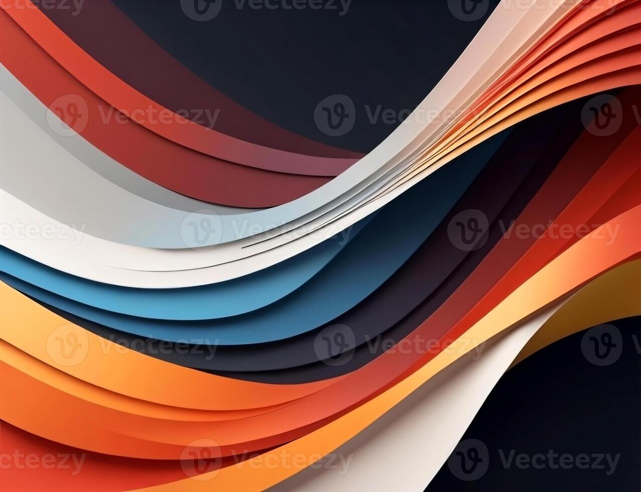 colourfull abstract liquid background illustration. photo