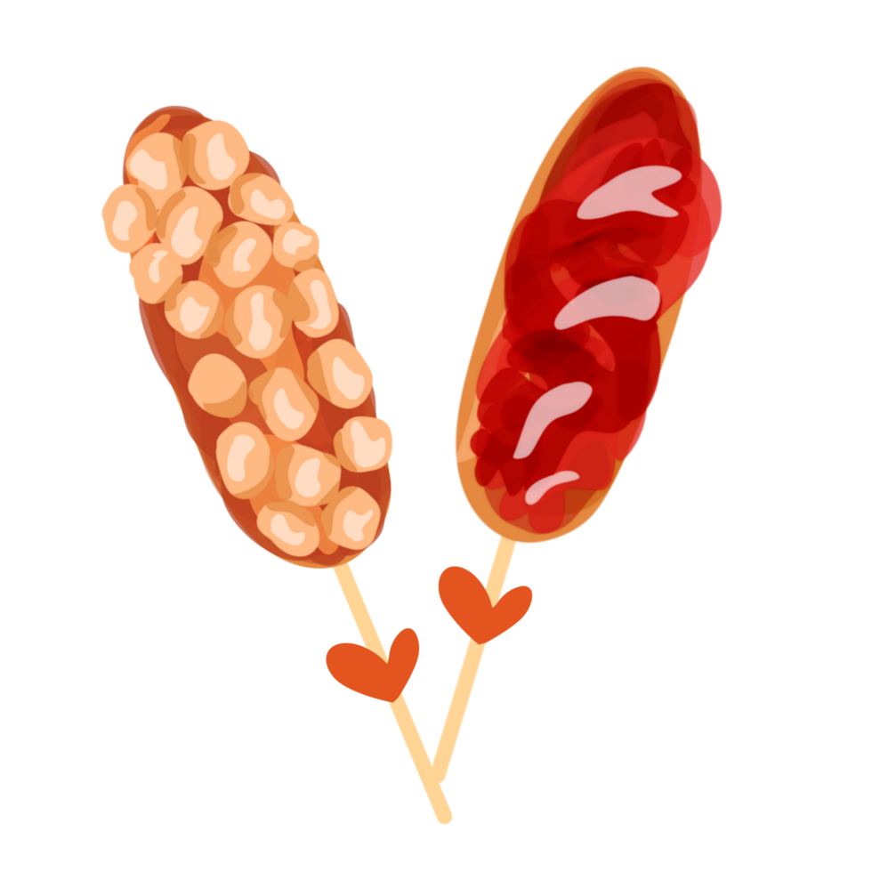 corndog comida ilustración png