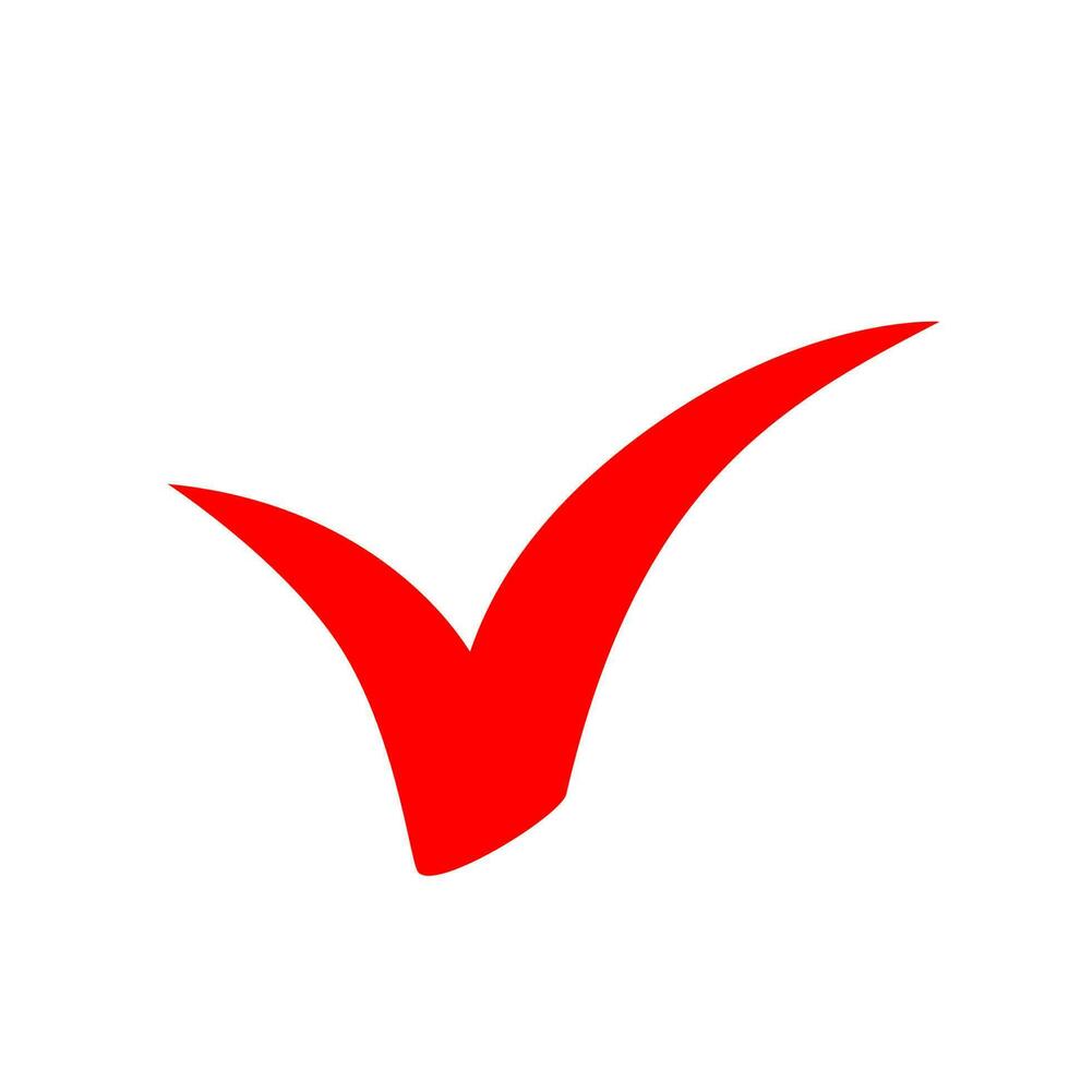 Checkmark icon, vector