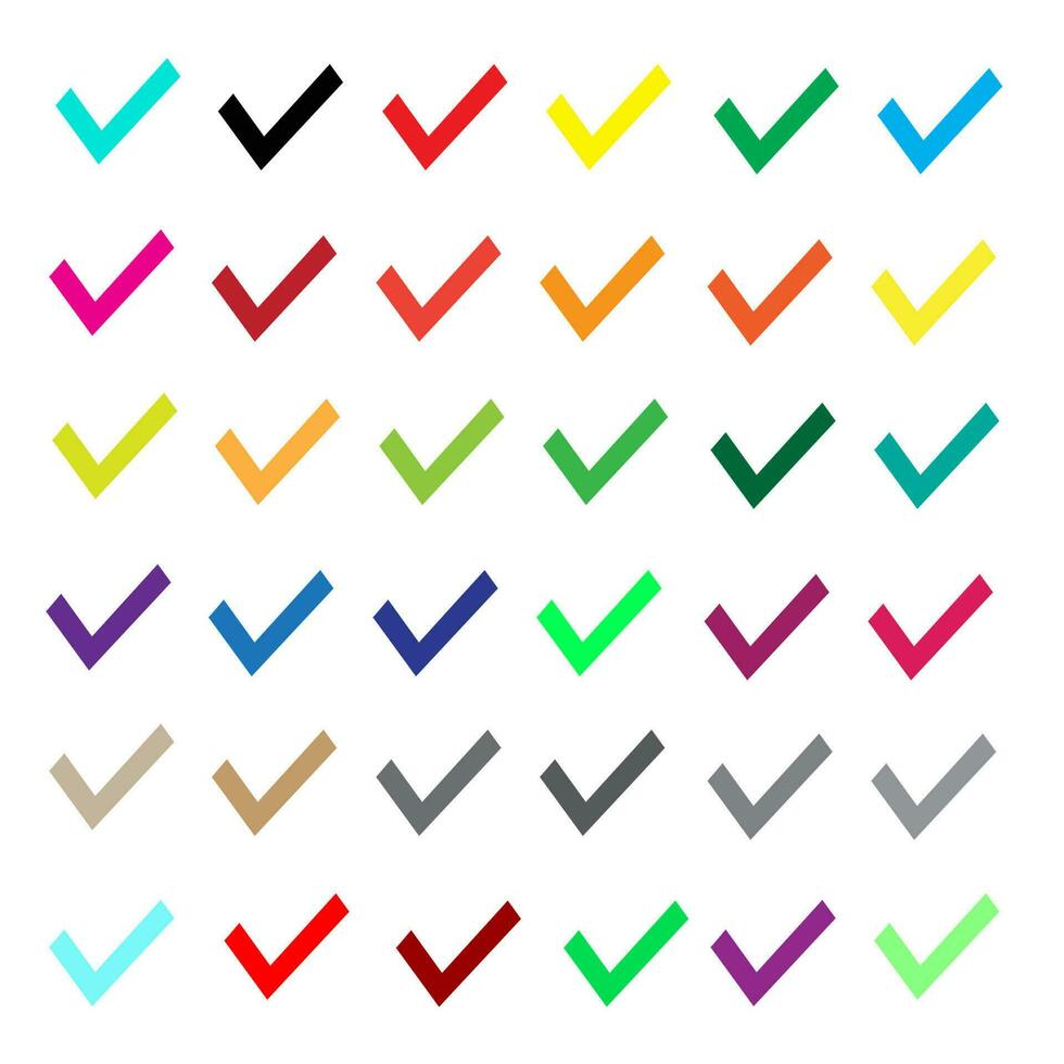 checkmark or confirm circle icon button vector