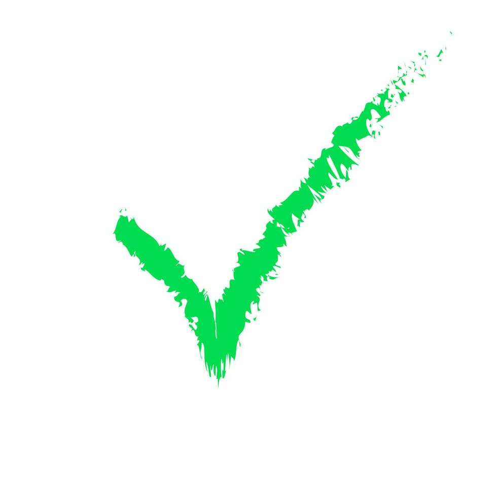 checkmark or confirm  icon button vector