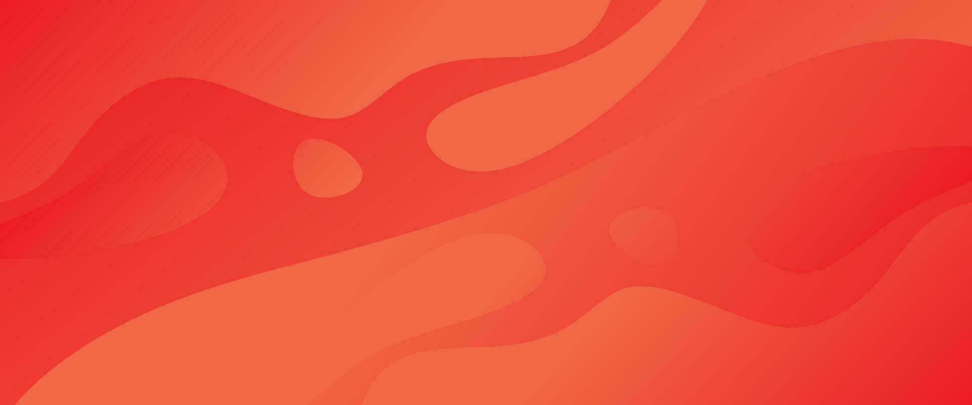red abstract background for design. Geometric wave liquid shape. vector