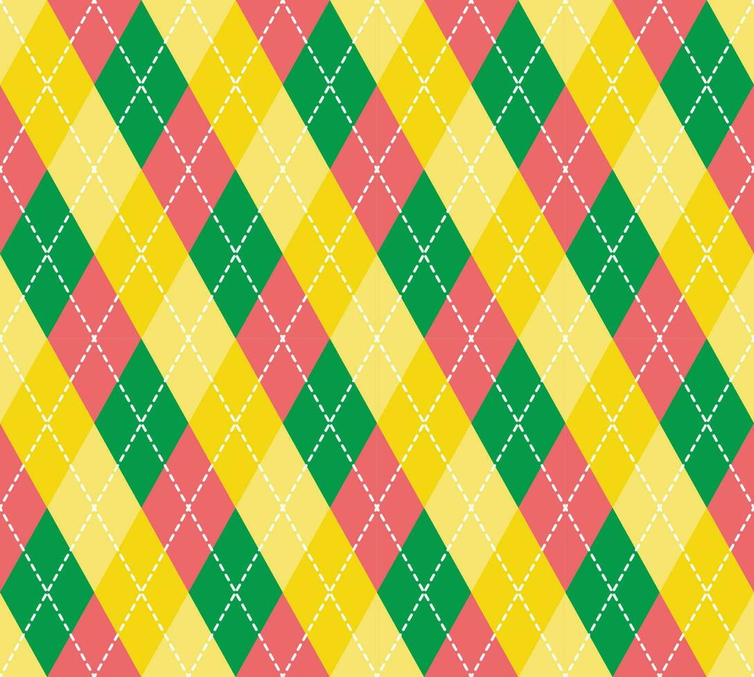 Argyle Pattern vector ,Fabric texture background