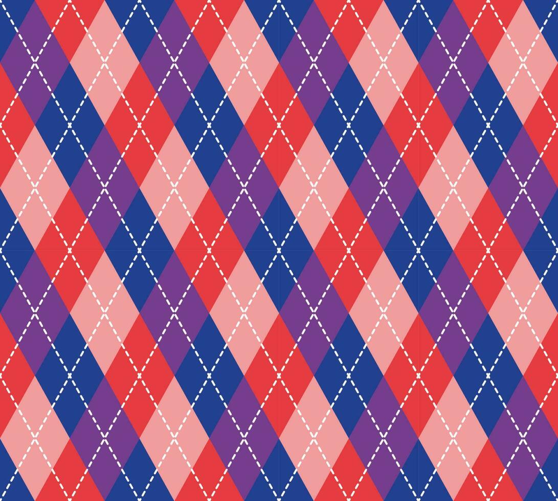 Argyle Pattern vector ,Fabric texture background