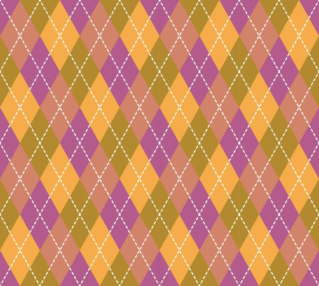 Argyle Pattern vector ,Fabric texture background