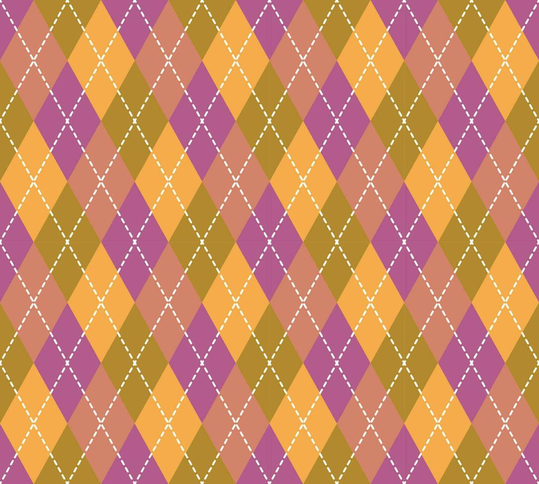 Argyle Pattern vector ,Fabric texture background